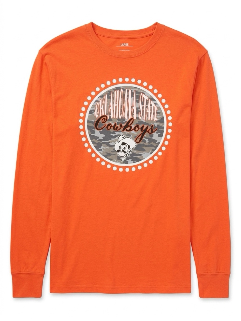 Oklahoma State Cowboys Orange Long Sleeve Graphic Shirt